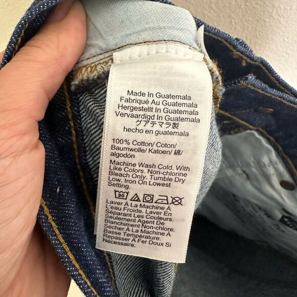 Madewell Balloon Jean Sz 25 Rinse Wash - Picture 10 of 10